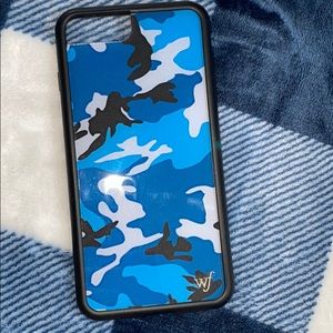 Blue Camo Wildflower iPhone 6/7/8 PLUS Case